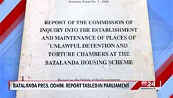 Views expressed on political arena  as Parliament set to debate 'Batalanda' commission report (English)