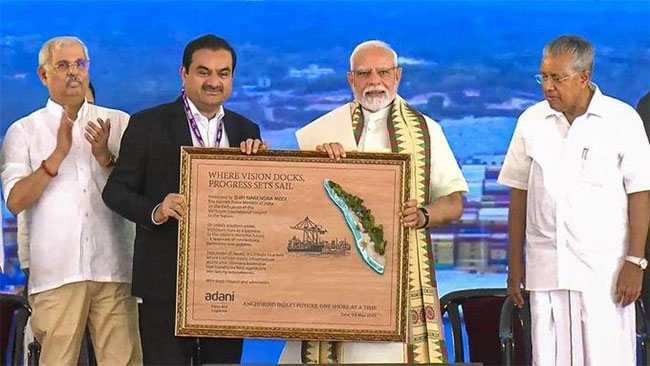 Modi inaugurates Adani-built Vizhinjam Port in Kerala; Expected to rival Colombo and Dubai
