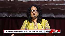 PM Harini speaks out on tragic death of Sabaragamuwa University student (English)