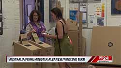 Australian PM Anthony Albanese and Labor claim landslide election win (English)