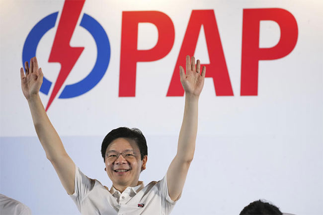 Singapore’s ruling party wins 87 of 97 seats in parliamentary election