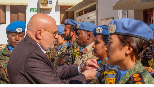 First female military observer from SLAF honoured in MINURSO 