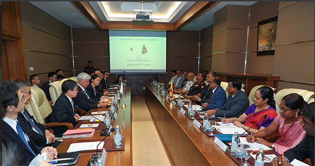 Sri Lanka, Japan holds talks on strengthening defence ties