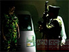 Police officer fires warning shot into the air in Matugama