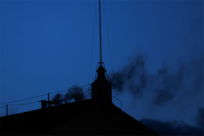 Black smoke signals no pope elected in first conclave vote