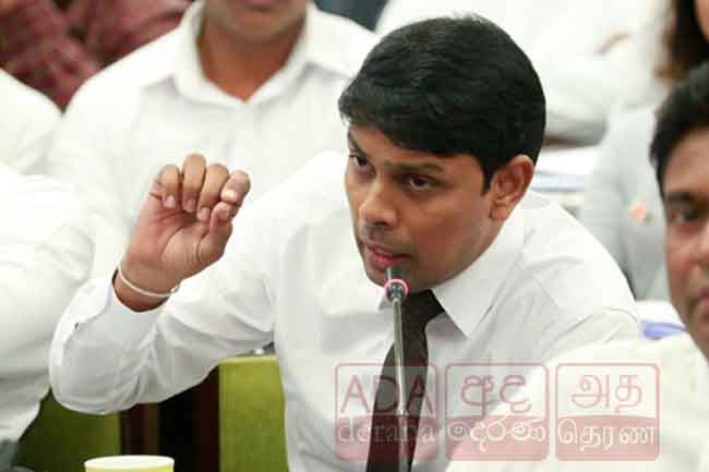 MP Ramanathan Archchuna removed from Parliament Chamber