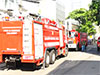 Fire breaks out in row of shops at Armour Street
