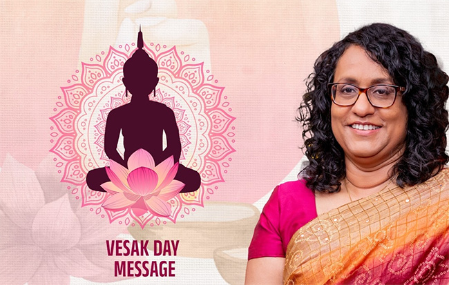 Vesak season a time to heal hearts and minds of humanity - PM Harini