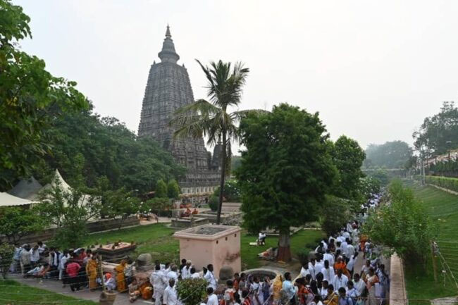 Thousands of devotees flock to Bodh Gaya amid tight security