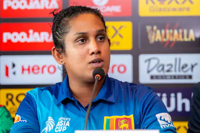   Sri Lanka skipper reprimanded for ICC Code of Conduct breach