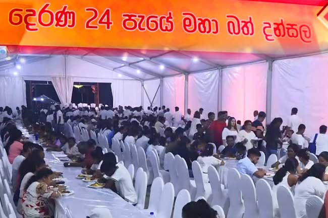 Deranas 24-hr Vesak Dansala successfully concludes