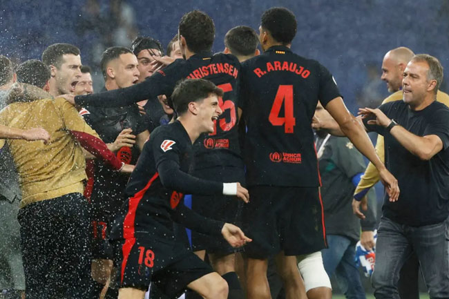 Barcelona win 28th La Liga title after beating Espanyol