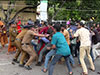 IUSF Convenor among several arrested during protest in Colombo
