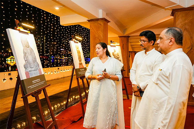 Indian mission in Sri Lanka organises exhibition on Buddhist Sculptural Heritage