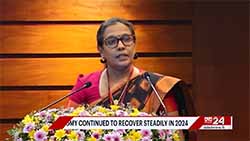'Sri Lankan economy rebounded  with 5% real growth in2024'CBSL (English)