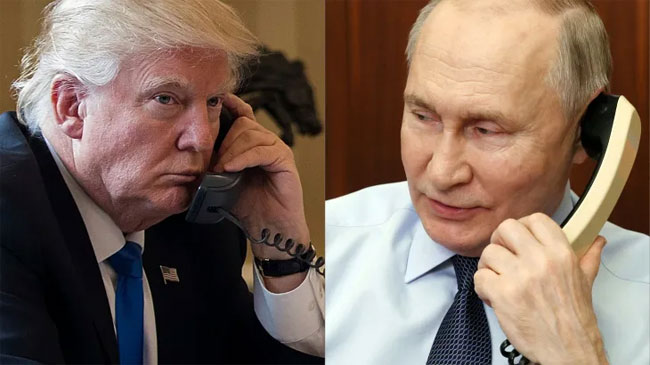 After Putin call, Trump says Russia and Ukraine to start immediate talks on ceasefire