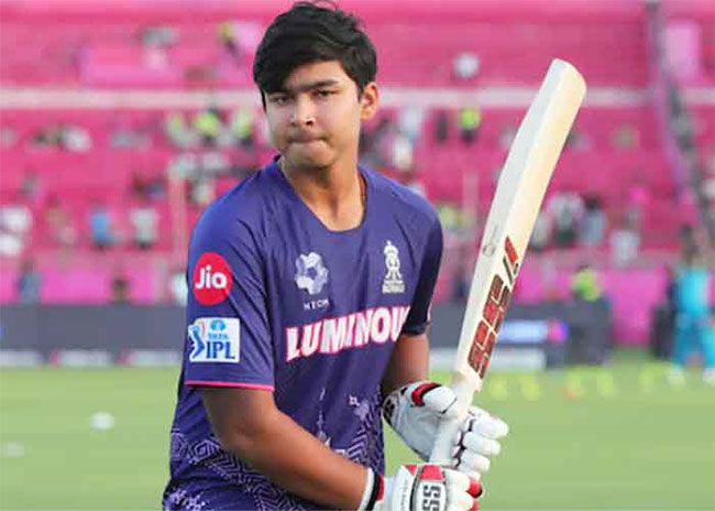 14-year-old Suryavanshi in India U19 squad for England tour