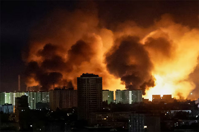 Russia launches wars largest air attack on Ukraine, kills at least 12 people