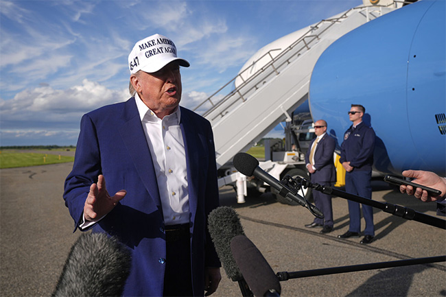 Trump says hell delay threatened 50% tariff on EU until July