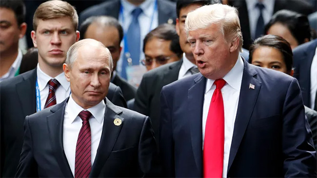 Trump says Putin has gone absolutely crazy after major Russian attack on Ukraine