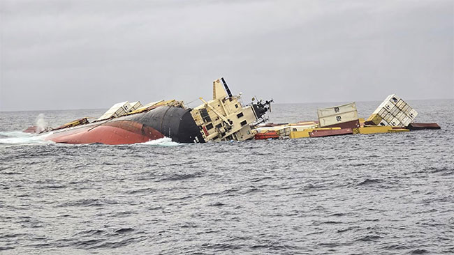 Indias Kerala state on alert after ship carrying hazardous cargo capsizes