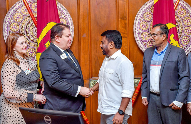 President meets Lions Clubs Chief to strengthen youth mental health programs