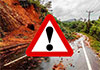 Landslide warnings issued for several areas in four districts
