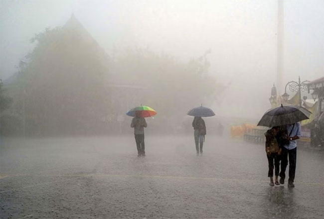 Showery conditions to enhance in south-western part of island