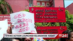 BOC, Civil Aviation, Postal & Telecommunications trade unions go on strike over several demands (English)
