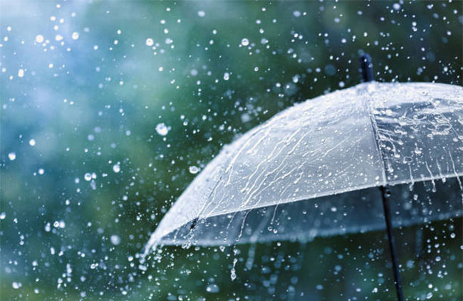 Showers above 75mm expected in several areas 