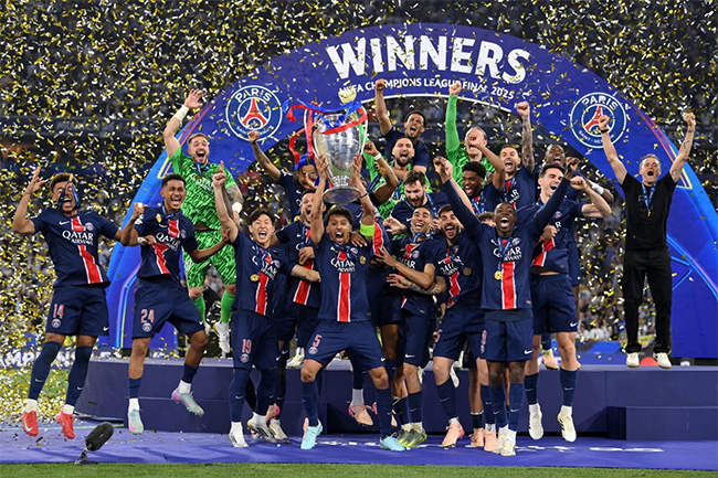Paris Saint-Germain beat Inter to win Champions League