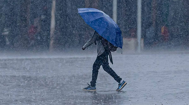Showers expected in several areas today 