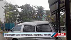 Showers expected in several areas today (English)