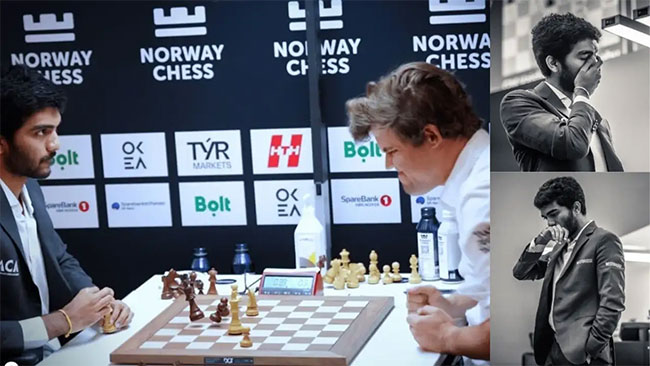 World Champion D Gukesh stuns former No. 1 Magnus Carlsen in Norway Chess 2025 