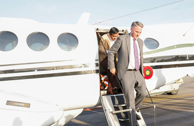 Australia formally hands over Beechcraft King Air 350 aircraft to Sri Lanka Air Force
