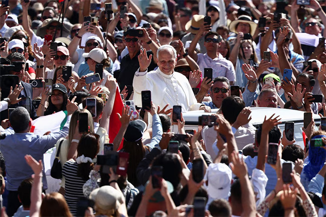 Pope Leo, in first month, makes a break in style from Francis