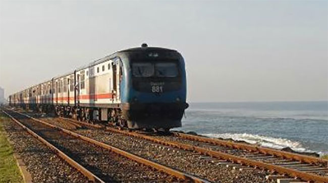 Trains delayed on coastal line