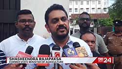Shasheendra Rajapaksa leaves Bribery Commission after recording statement (English)