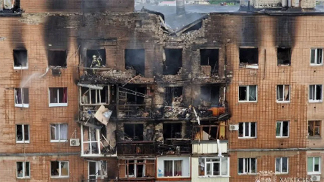 Biggest drone strike yet on Ukraines second city