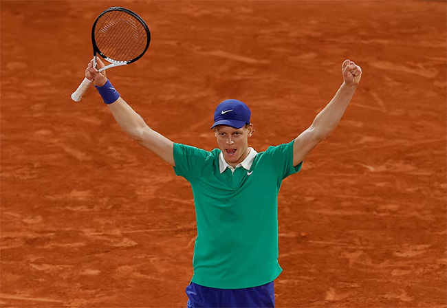 Ruthless Sinner downs Djokovic to reach maiden French Open final