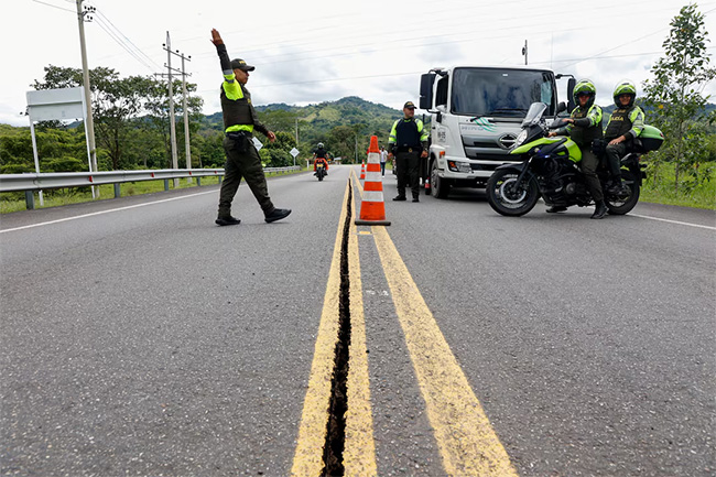 Magnitude 6.5 earthquake strikes Colombia