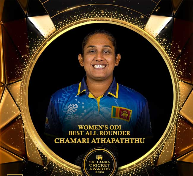 Chamari Athapaththu wins top awards at Sri Lanka Cricket Awards 2024