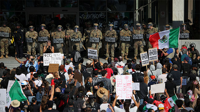 Trump sends another 2,000 National Guards and 700 Marines to LA on fourth day of unrest