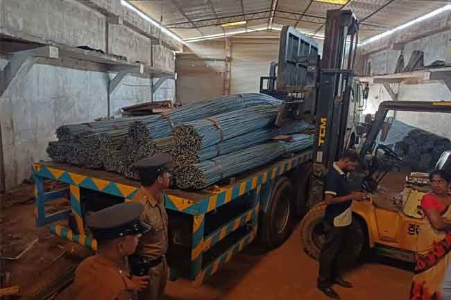 400 tons of substandard steel worth over Rs. 100 mn seized 