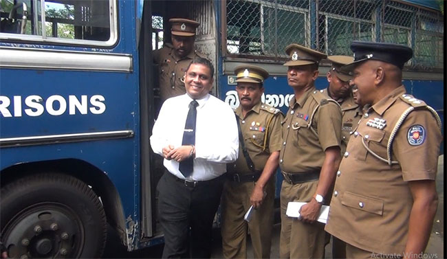 Suspended Commissioner General of Prisons Thushara Upuldeniya brought to court