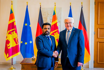 President Dissanayake meets German counterpart in Berlin... 