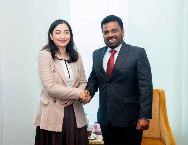 President meets German Minister for Economic Cooperation and Development