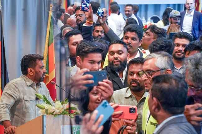 President Anura Kumara meets Sri Lankan community in Germany