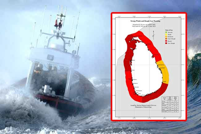 Red warning issued for strong winds and rough seas