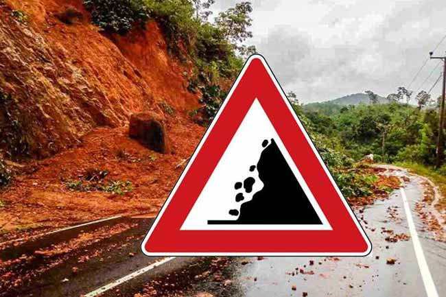 Landslide early warning issued for several districts extended